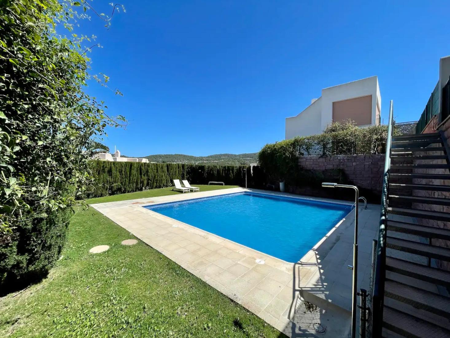 Resa Estates Ibiza te koop for sale townhouse cala tarida pool.jpeg